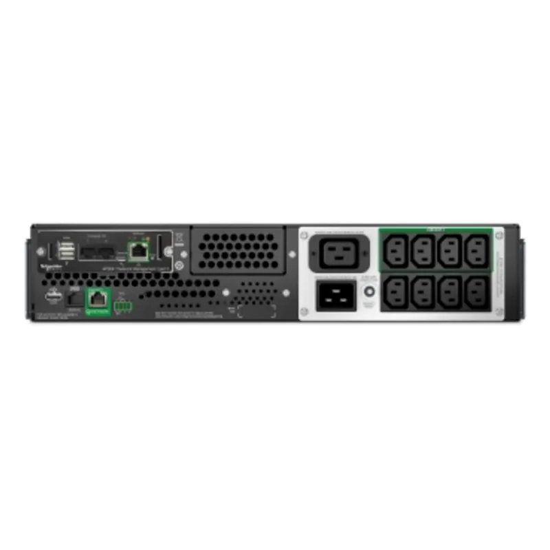 APC Smart-UPS Line Interactive 3000VA, Lithium-ion, Rack, 2U, 230V, 8x IEC C13 + 1x IEC C19, SmartConnect, w/Network Management Card, AVR, LCD — photo 2 of 4