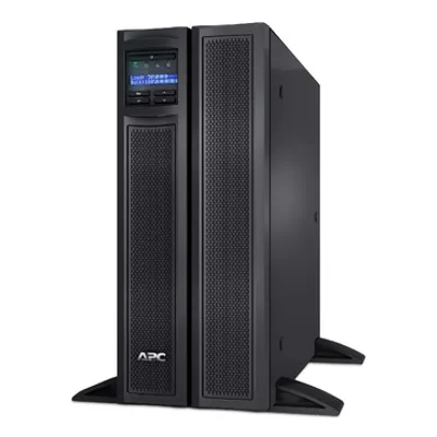 APC Smart-UPS X, Line Interactive, 3kVA, Rack/tower convertible 4U, 200V-240V, 8x C13+2x C19 IEC, SmartSlot, Extended runtime, Short depth
