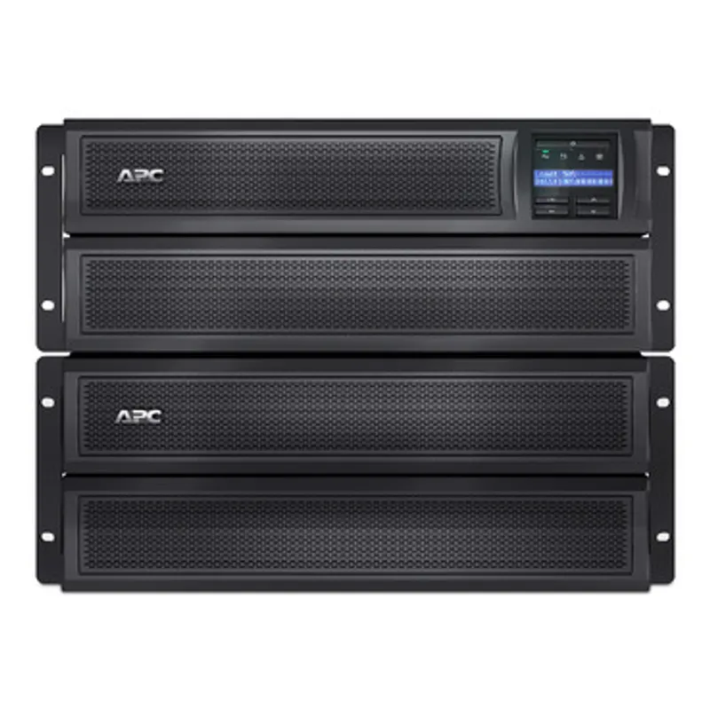 APC Smart-UPS X, Line Interactive, 3kVA, Rack/tower convertible 4U, 200V-240V, 8x C13+2x C19 IEC, SmartSlot, Extended runtime, Short depth — photo 5 of 9