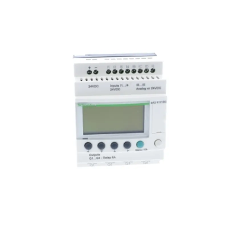 compact smart relay, Zelio Logic SR2 SR3, 12 IO, 24V DC, clock, display, 4 relay outputs — photo 4 of 5