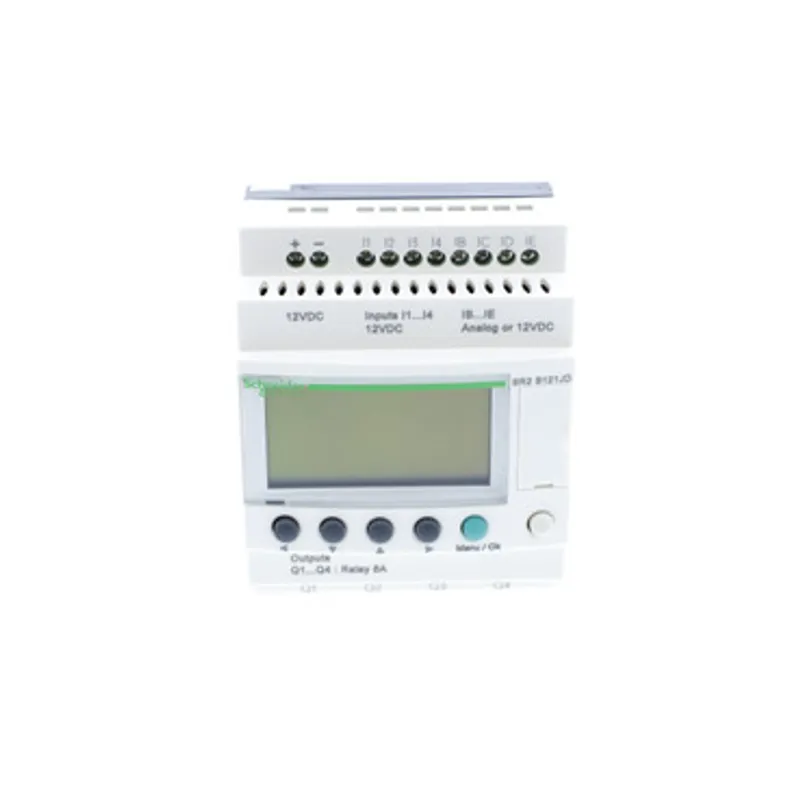 compact smart relay, Zelio Logic SR2 SR3, 12 IO, 12V DC, clock, display — photo 4 of 5
