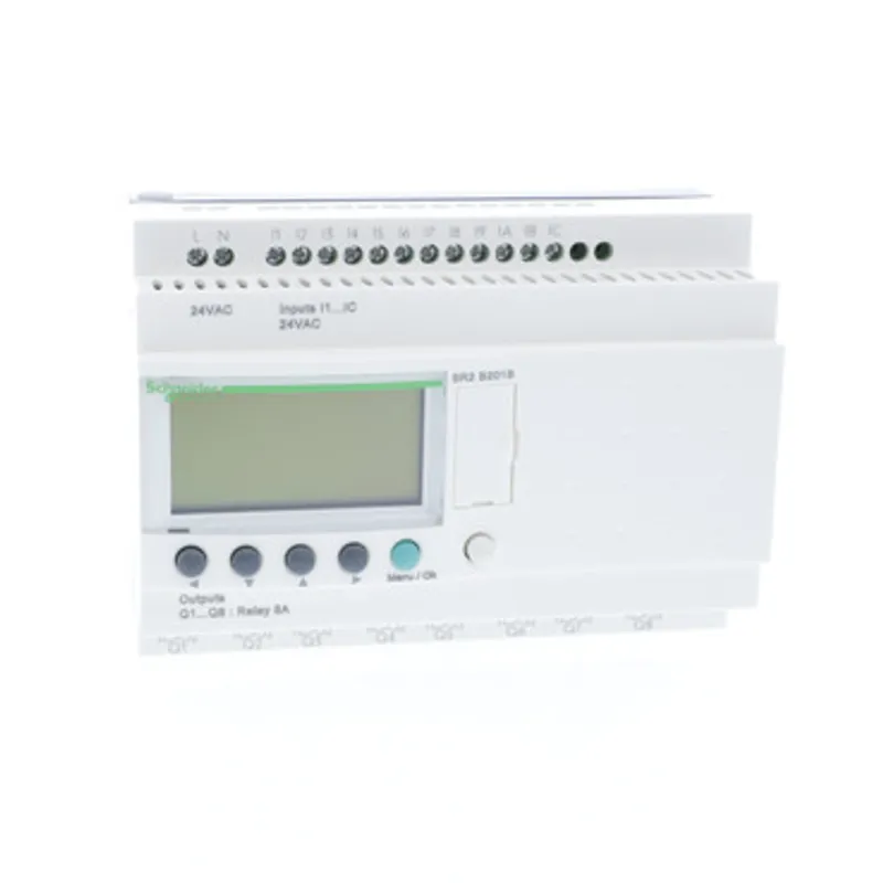 compact smart relay, Zelio Logic SR2 SR3, 20 IO, 24V AC, clock, display — photo 2 of 5