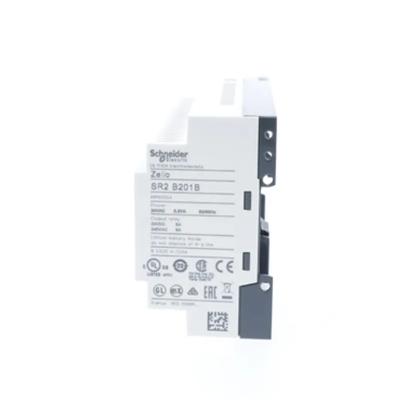 compact smart relay, Zelio Logic SR2 SR3, 20 IO, 24V AC, clock, display — photo 3 of 5