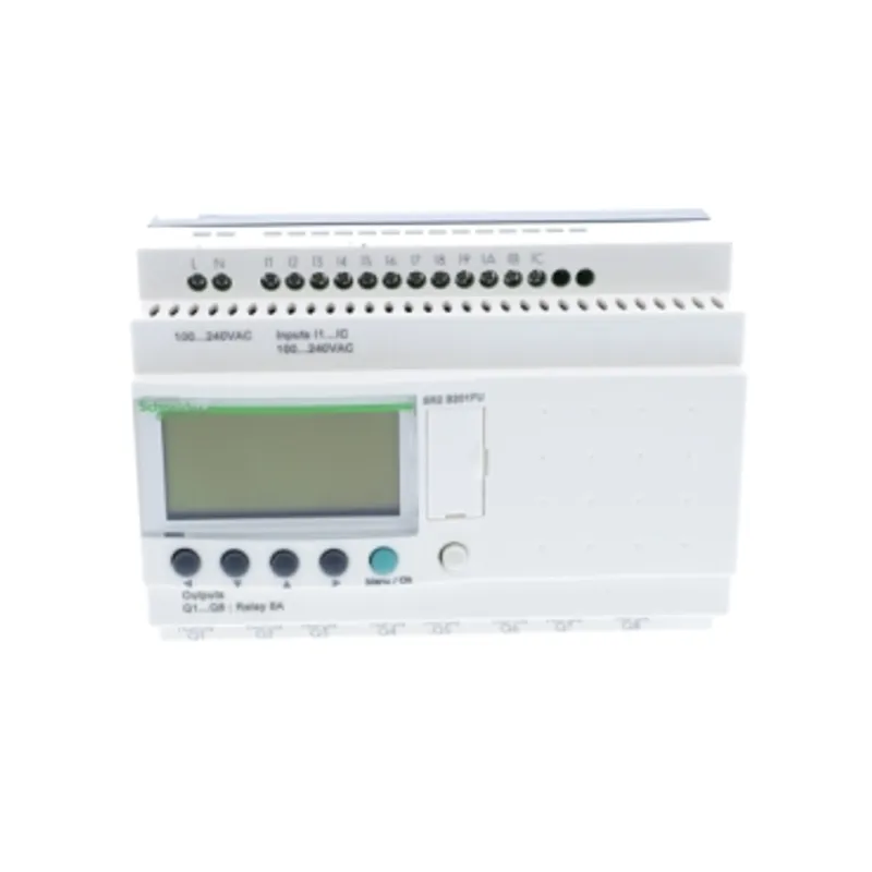 compact smart relay, Zelio Logic SR2 SR3, 20 IO, 100 to 240V AC, clock, display — photo 3 of 5