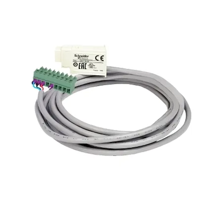 connecting cable, Zelio Logic Sr2 SR3, Magelis small panel, for smart relay