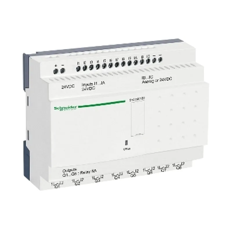 compact smart relay, Zelio Logic SR2 SR3, 20 IO, 24V DC, no clock, no display — photo 1 of 4