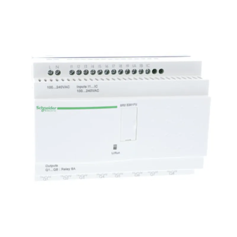 compact smart relay, Zelio Logic SR2 SR3, 20 IO, 100 to 240V AC, clock, no display — photo 3 of 5