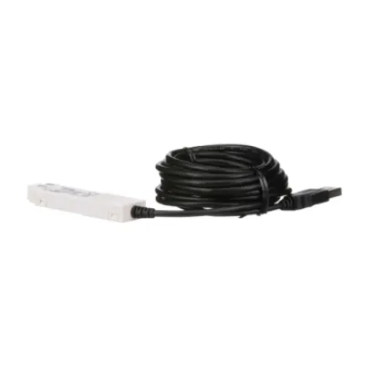 Schneider Electric SR2USB01 – Connecting cable, Zelio Logic SR2 SR3, USB PC, for smart relay, 3m