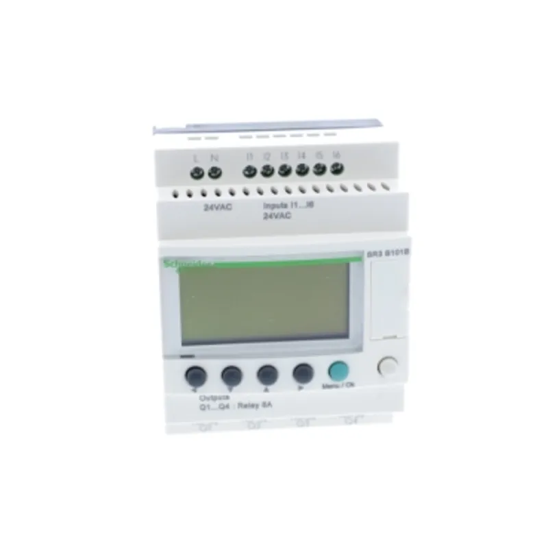 modular smart relay, Zelio Logic SR2 SR3, 10 IO, 24V AC, clock, display — photo 4 of 5