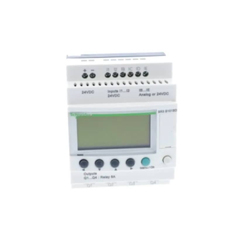 modular smart relay, Zelio Logic SR2 SR3, 10 IO, 24V DC, clock, display, 4 relay outputs — photo 4 of 5