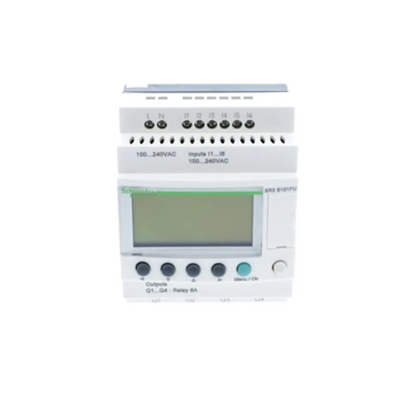 modular smart relay, Zelio Logic SR2 SR3, 10 IO, 100 to 240V AC, clock, display — photo 2 of 5