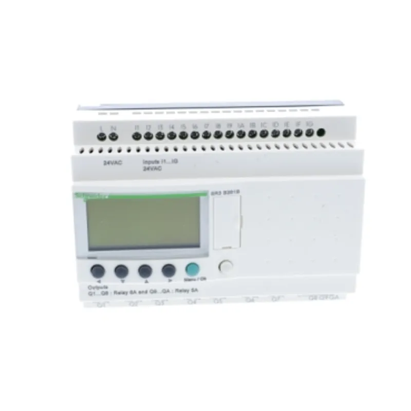 modular smart relay, Zelio Logic SR2 SR3, 24 IO, 24V AC, clock, display — photo 2 of 5
