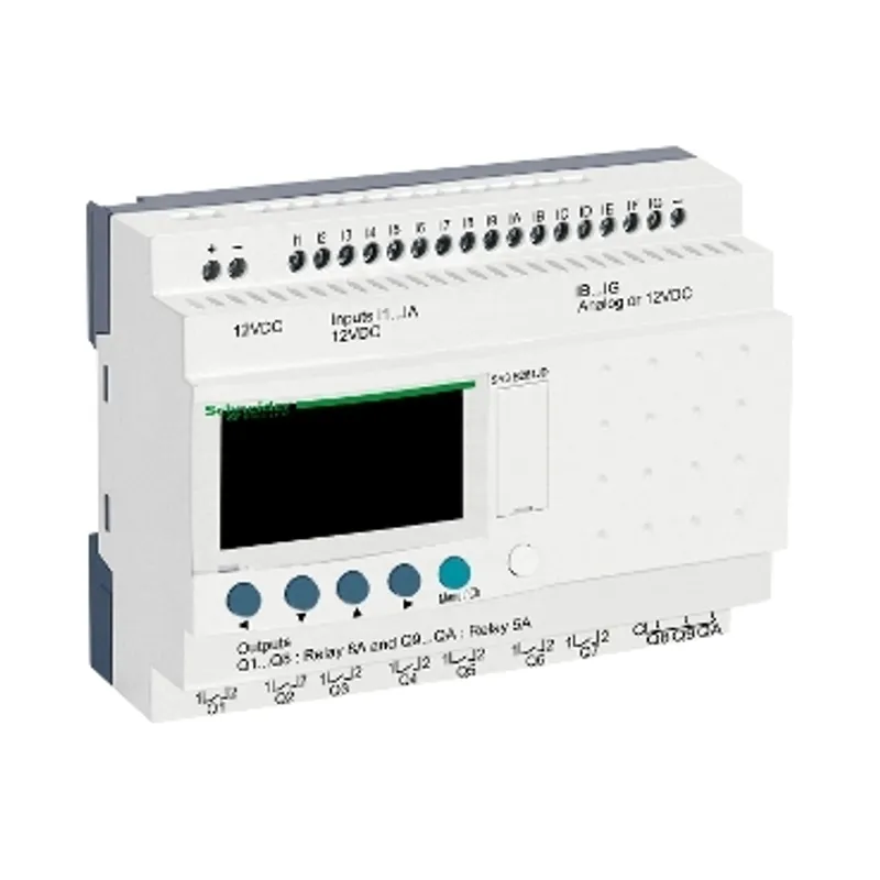 modular smart relay, Zelio Logic SR2 SR3, 26 IO, 12V DC, clock, display — photo 1 of 4
