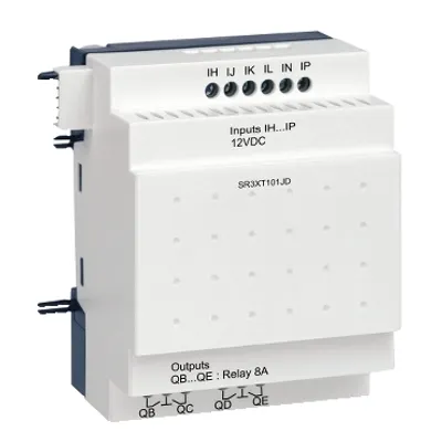 Discrete I/O extension module, Zelio Logic, 10 I/O, 12 V DC