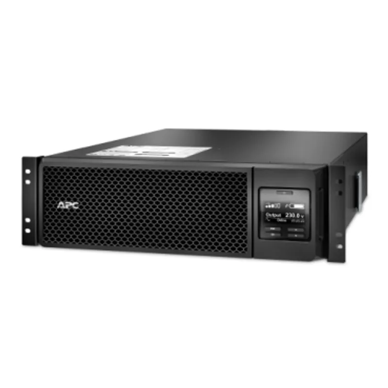 APC Smart-UPS On-Line, 5kVA, Rackmount 3U, 230V, 6x C13+4x C19 IEC outlets, Network Card+SmartSlot, Extended runtime, W/ rail kit — photo 1 of 14