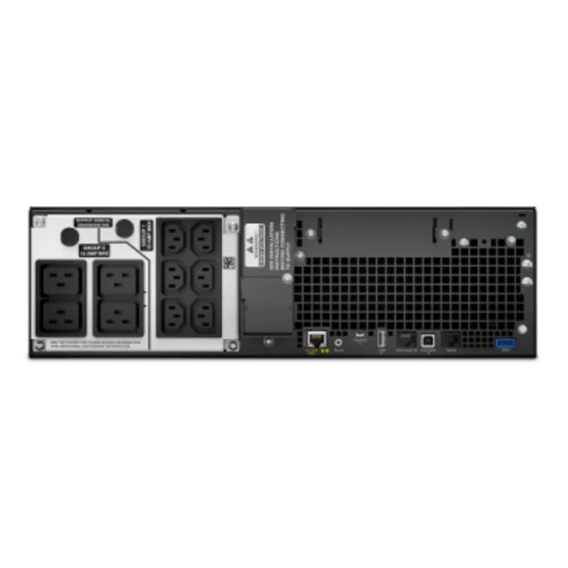 APC Smart-UPS On-Line, 5kVA, Rackmount 3U, 230V, 6x C13+4x C19 IEC outlets, Network Card+SmartSlot, Extended runtime, W/ rail kit — photo 2 of 14