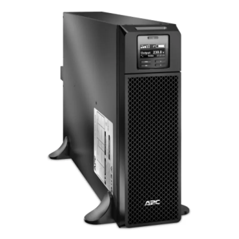 APC Smart-UPS On-Line, 5kVA, Tower, 230V, 6x C13+4x C19 IEC outlets, Network Card+SmartSlot, Extended runtime, W/O rail kit — photo 1 of 4