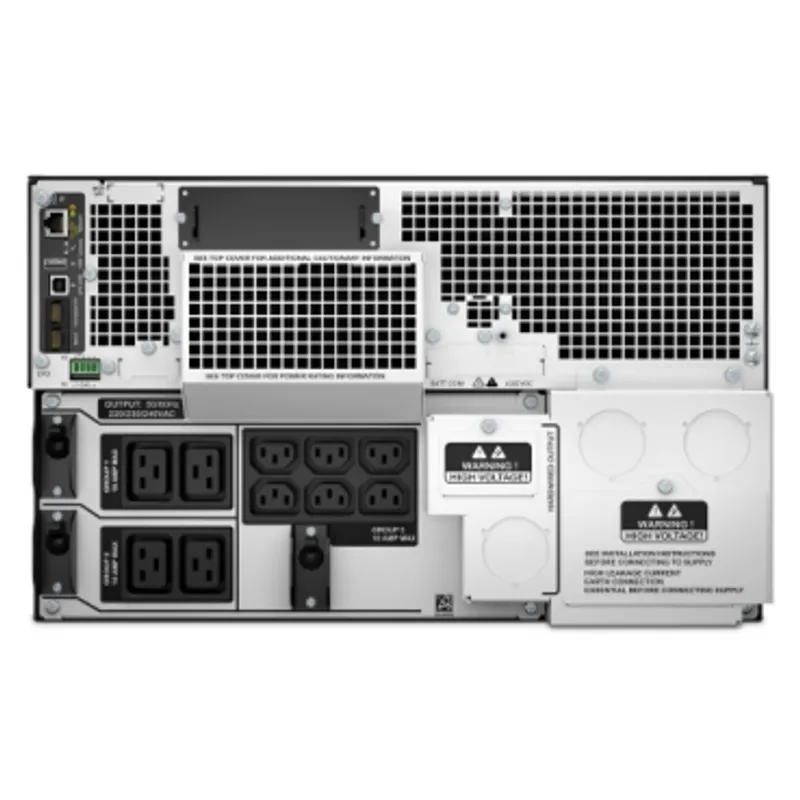 APC Smart-UPS On-Line, 8kVA/8kW, Rackmount 6U, 230V 3:1 and 1:1, 6x C13+4x C19 IEC outlets, Network Card+SmartSlot, Extended runtime, W/ rail kit — photo 3 of 13