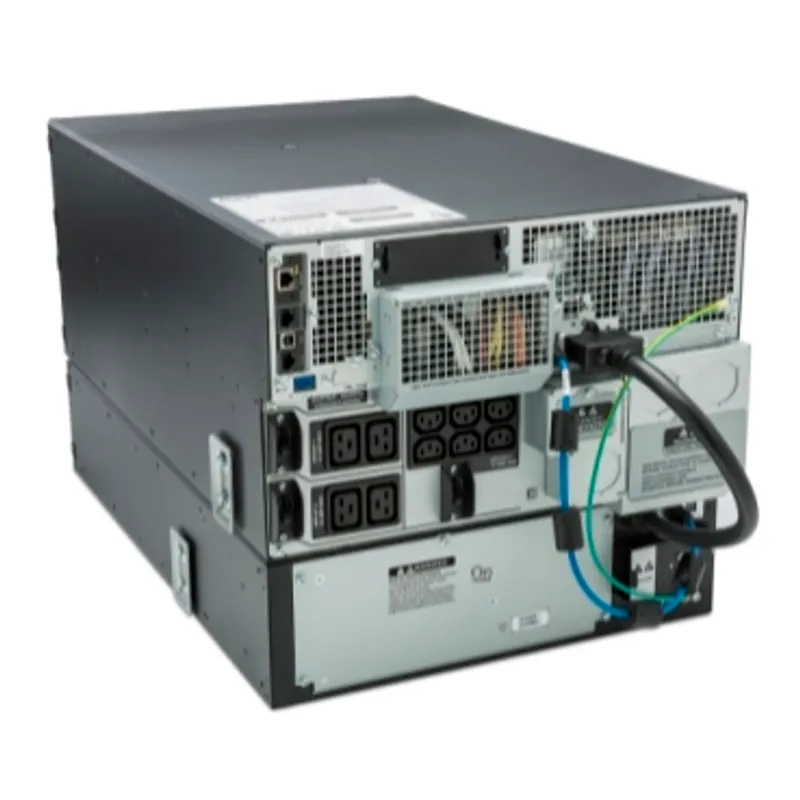 APC Smart-UPS On-Line, 8kVA/8kW, Rackmount 6U, 230V 3:1 and 1:1, 6x C13+4x C19 IEC outlets, Network Card+SmartSlot, Extended runtime, W/ rail kit — photo 9 of 13
