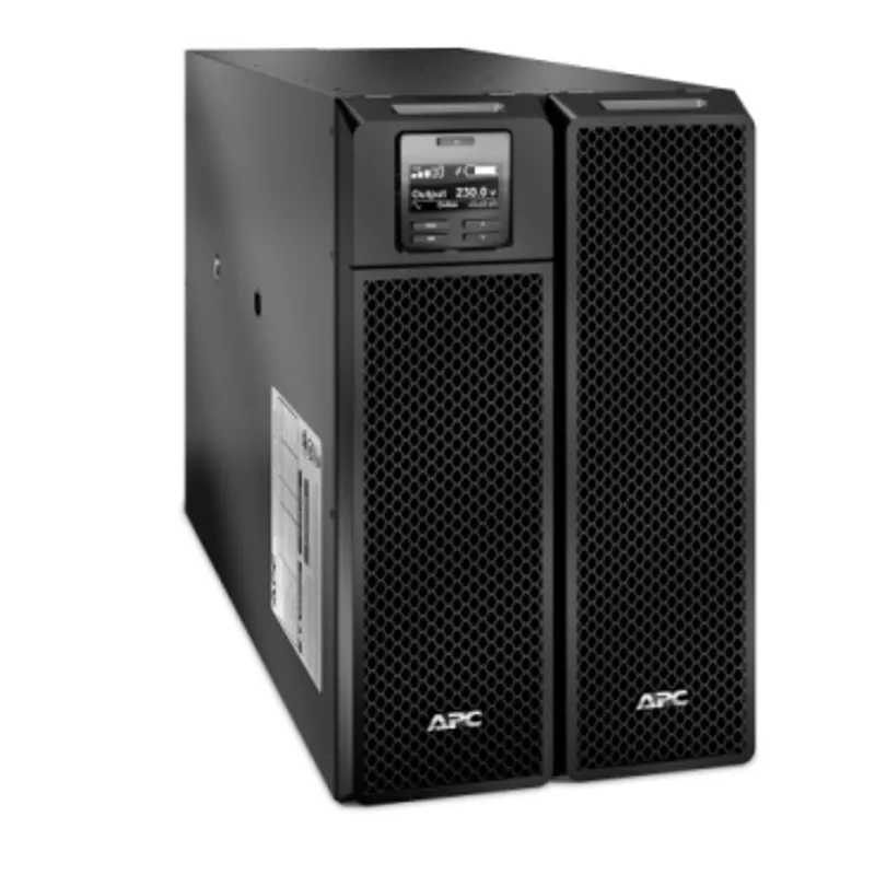 APC Smart-UPS On-Line, 8kVA/8kW, Tower, 230V 3:1 and 1:1, 6x C13+4x C19 IEC outlets, Network Card+SmartSlot, Extended runtime, W/O rail kit — photo 1 of 4