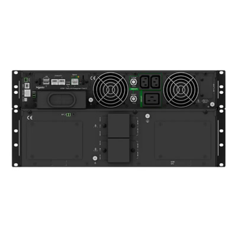 APC Smart-UPS On-Line, 10kVA/10kW, Rack/Tower, 230V, 2x IEC C13+1x IEC C19+Hard wire 3-wire (H+N+E) outlets, Network Card, W/O rail kit — photo 2 of 6