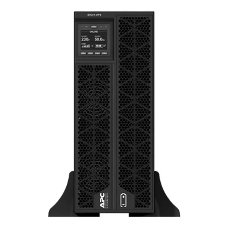 APC Smart-UPS On-Line, 6kVA, Rack/Tower, 230V, 2x IEC C13 + 1x IEC C19 + Hard wire outlets, Network Card, w/o rail kit — photo 2 of 5