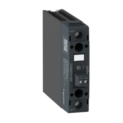 DIN rail mount relay,  Harmony Solid State Relays, 20A, zeroVoltage switching, contactor configuration, input 4...32V DC, output 48...600V AC