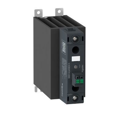 DIN rail mount relay, Harmony Solid State Relays, 45A, zeroVoltage switching, contactor configuration , input 4 to 32V DC, output 48 to 600V AC — photo 1 of 8