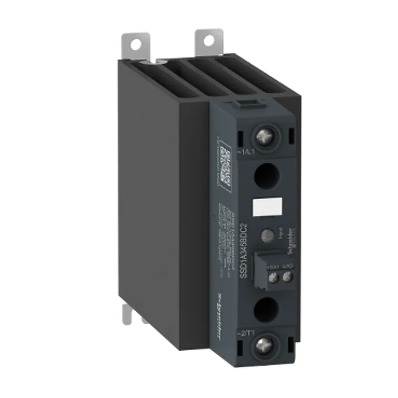 DIN rail mount, Harmony Solid State Relays, 60A, zero Voltage switching, contactor configuration screw input, input 4 to 32V DC, output 48 to 600V AC — photo 1 of 8