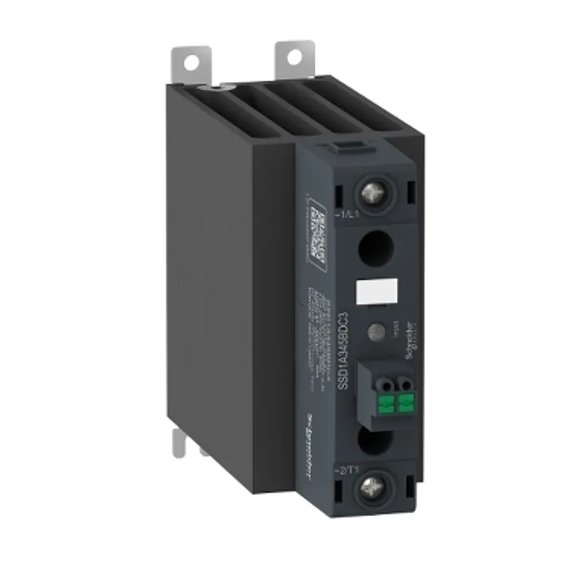 DIN rail mount, Harmony Solid State Relays, 60A, zeroVoltage switching, contactor configuration spring input, input 4 to 32V DC, output 48 to 600V AC — photo 1 of 8