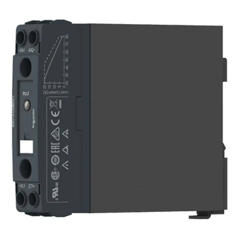 DIN rail mount relay,  Harmony Solid State Relays, 20A, DC switching, input 4 to 32V DC, output 1 to 150V DC — photo 7 of 8