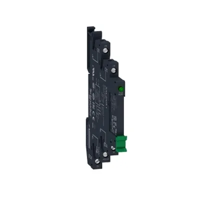 pre-assembled relay,  Harmony Solid State Relays, 2A, zeroVoltage switching, screw sockets, input 16...30V DC, output 24...250V AC