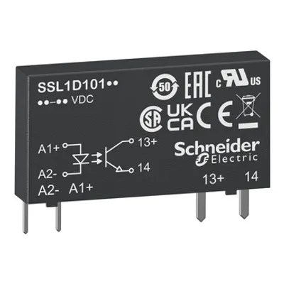plug in relay, Harmony Solid State Slim Relays, 2A, zero voltage switching, input 3 to 12V DC, output 24 to 280V AC