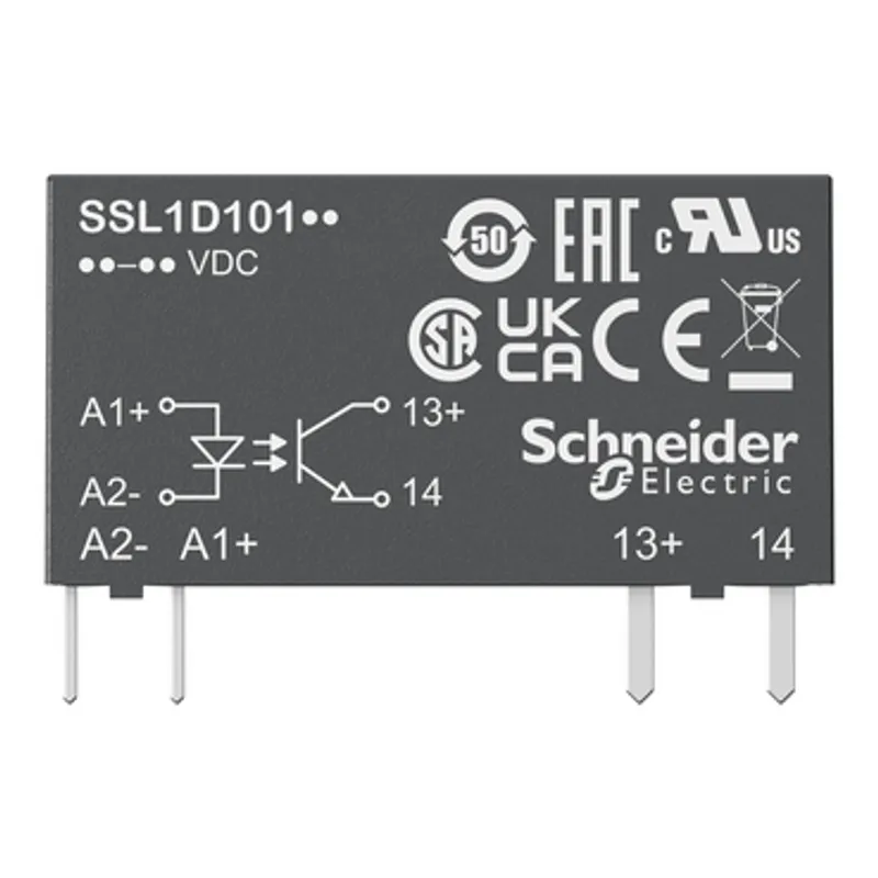 plug in relay, Harmony Solid State Slim Relays, 2A, zero voltage switching, input 3 to 12V DC, output 24 to 280V AC — photo 7 of 12