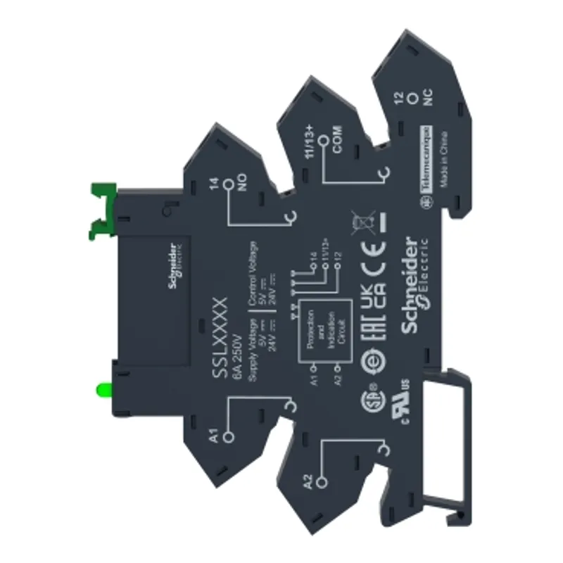 Solid state relay pre assembled, Harmony, 3.5A, DC switching, spring sockets, input 16…30V DC, output 1...24V DC _ — photo 6 of 9