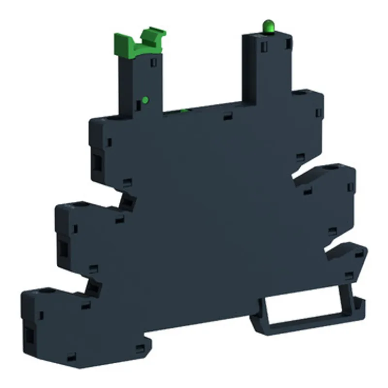 socket equipped with LED and protection circuit, Harmony Solid State Relays, for SSL relays, screw connec to rs, 5 to 24V DC — photo 6 of 9