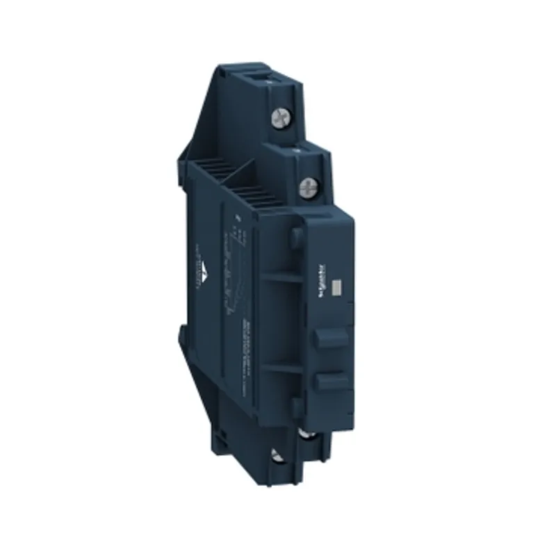 single phase relay, Harmony Solid State Modular Relayss, 12A, DIN rail mount, zero voltage switching, input 4 to 32V DC, output 24 to 280V AC — photo 1 of 9