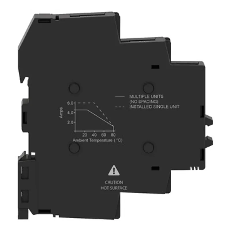 single phase relay, Harmony Solid State Modular Relays, 6A, DIN rail mount, zero voltage switching, input 18 to 36V AC, output 24 to 280V AC — photo 5 of 11