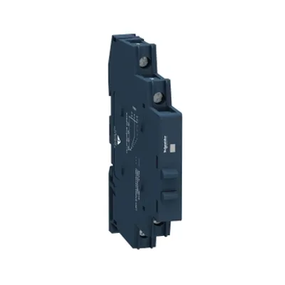 single phase relay, Harmony Solid State Modular Relays, 6A, DIN rail mount, DC switching, input 4 to 32V DC, output 1 to 100V DC