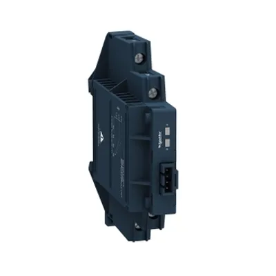 single phase relay, Harmony Solid State Modular Relays, 6A, DIN rail mount, random switching, input 4 to 32V DC, output 24 to 280V AC