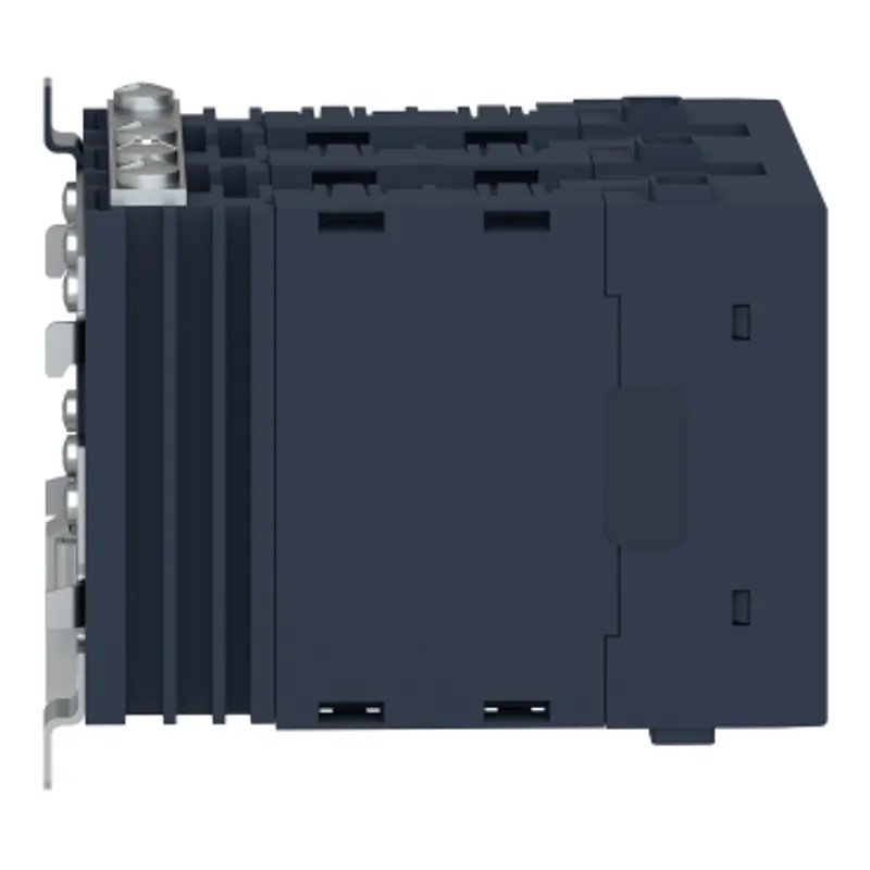 single phase relay, Harmony Solid State Modular Relays, 25A, DIN rail mount, zero voltage switching, input 4 to 32V DC, output 48 to 600V AC — photo 3 of 9