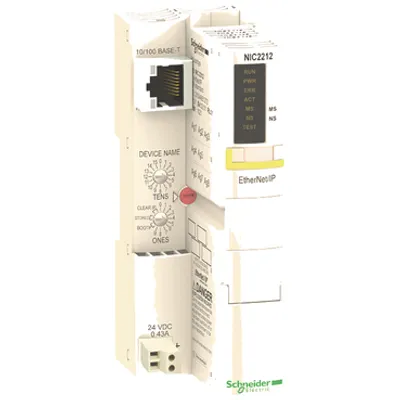network interface module, Modicon STB, standard, Ethernet/IP, 10-100Mbit/s