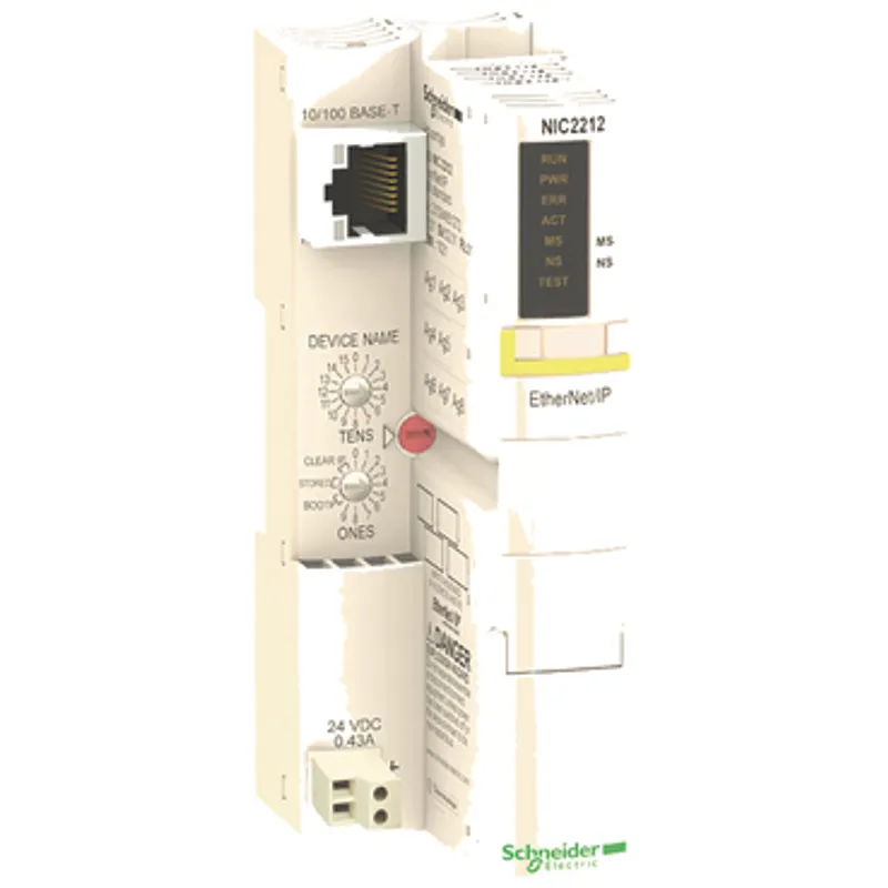 network interface module, Modicon STB, standard, Ethernet/IP, 10-100Mbit/s