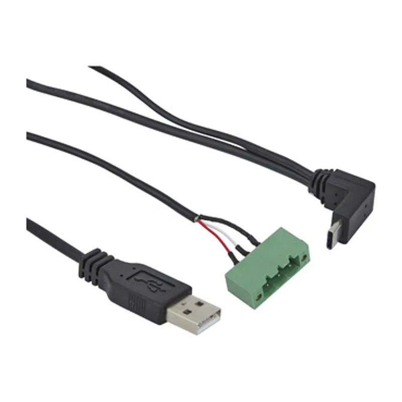 SpaceLogic HMI USB-C Cable, Y-Shaped isolated, 1.35 m (4.43 ft), supports 24 VDC/AC, for AS/AS-P/AS-B