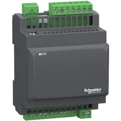 Controller, Modicon M171/M172/M173, optimized, blind 14 IO, Modbus, 100-240V AC