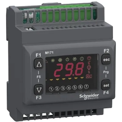 Controller, Modicon M171/M172/M173, optimized display 22 IO, Modbus