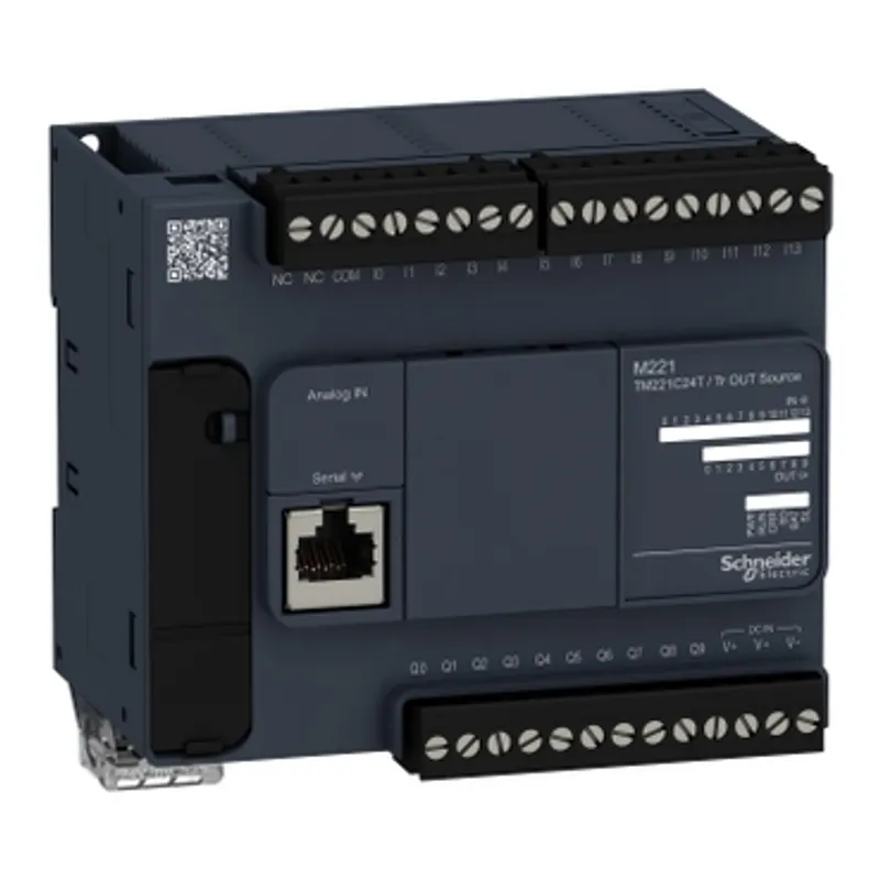 logic controller, Modicon M221, 24 IO, transistor, PNP