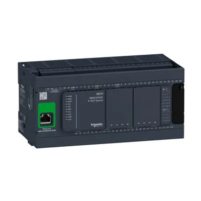 logic controller, Modicon M241, 40 IO, transistor, PNP, Ethernet