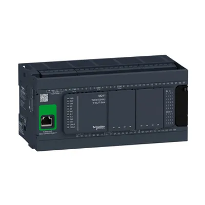 logic controller, Modicon M241, 40 IO, transistor, NPN, Ethernet