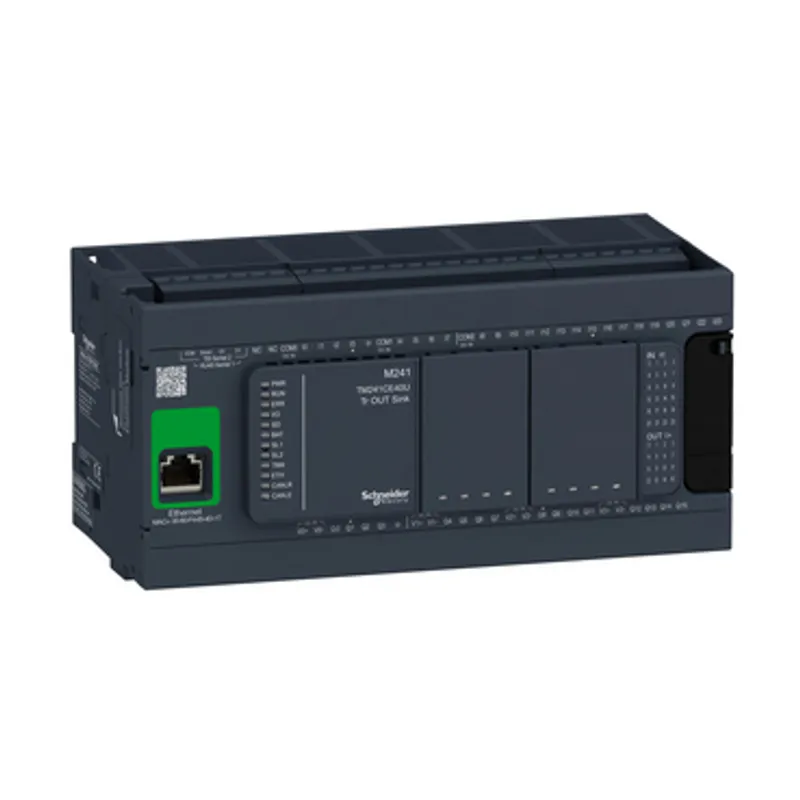 logic controller, Modicon M241, 40 IO, transistor, NPN, Ethernet